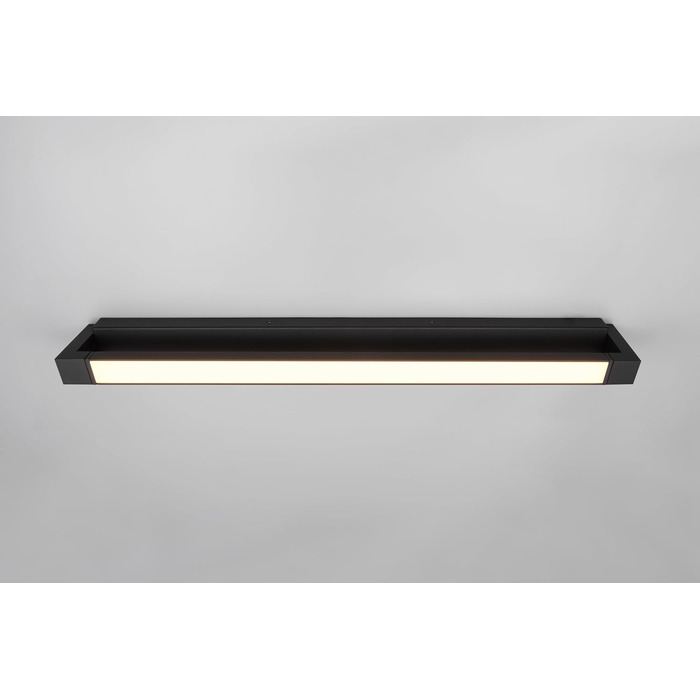 Стільний настінний LED-світильник для ванної кімнати Trio Leuchten Fabrizio 284779132, чорний матовий алюміній, 15.5 Вт, регульована колірна температура та диммер, ширина 80 см
