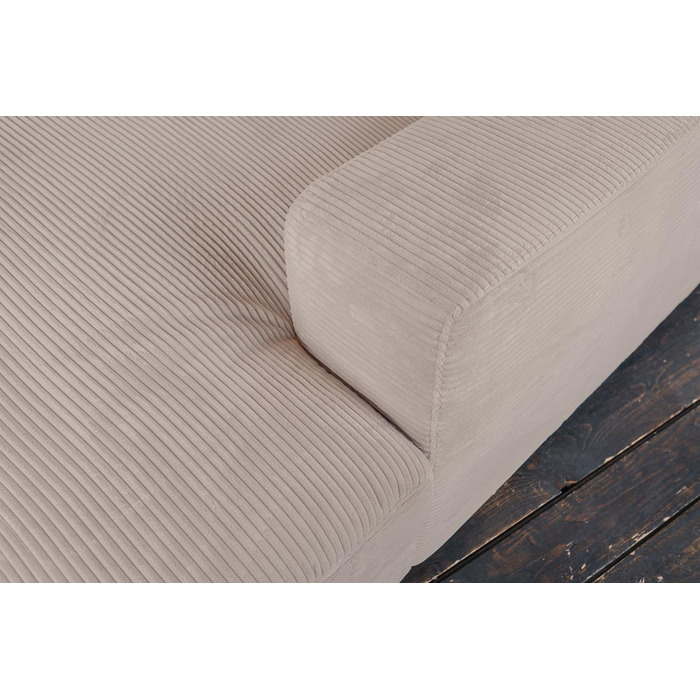 Шнур для великого дивана KAWOLA Madeline Вічний дизайн та елегантність Зручний мега-диван Ідеально підходить для ігор та відпочинку, сіро-коричневий, поліестер