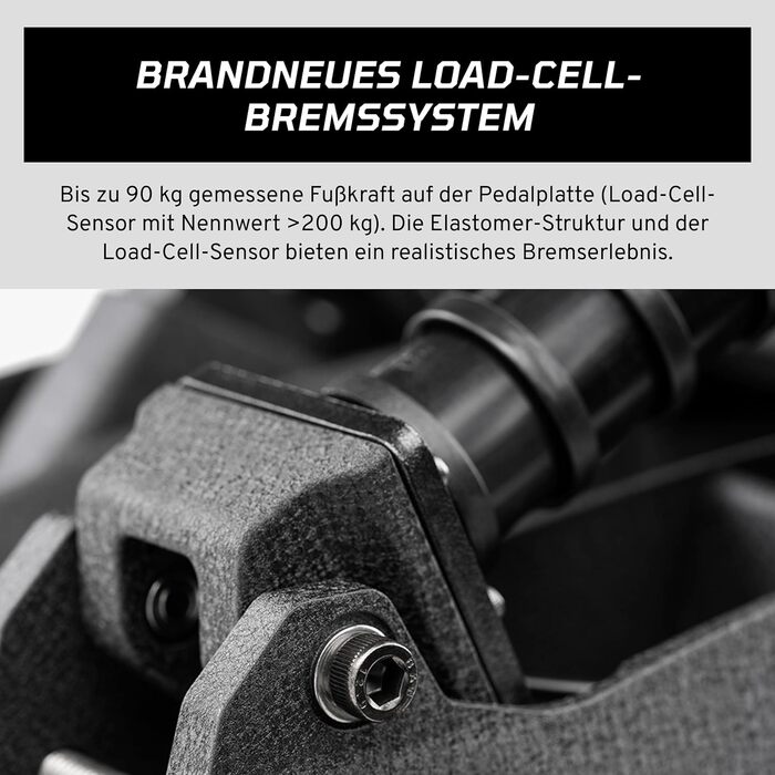 Педалі Fanatec Sim Racing CSL Elite V2 комплект із 3 педалей для симуляторів гонок (зчеплення, гальмо, акселератор), гальмівна система з датчиками навантаження та двоступеневим датчиком, датчики Холла ПК, PS5, PS4