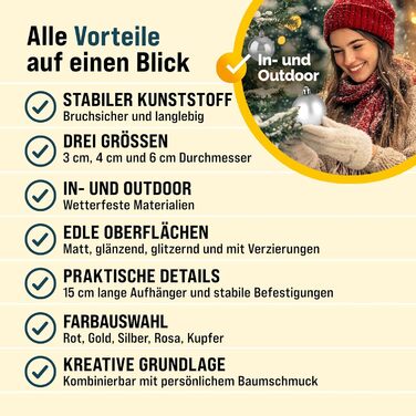 Різдвяні кульки 100 шт срібні Deuba