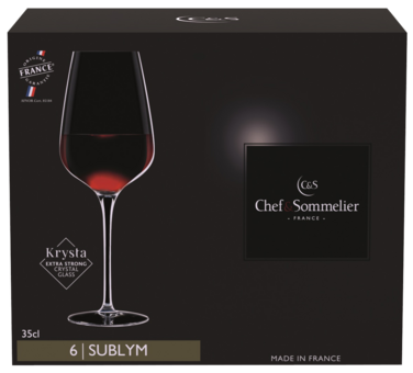 Набір келихів C&S Sublym (6 шт., 350 мл)