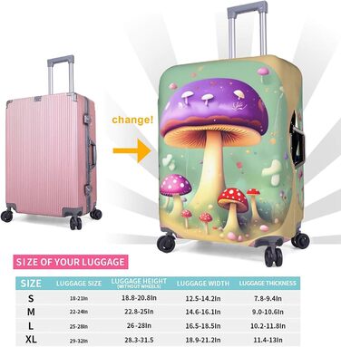 Чохол для валізи Мрійливий фіолет Pilz з еластичної тканини, унісекс, для ділових поїздок, білий, 85 см