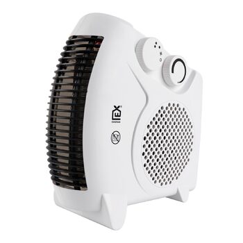 Портативний електричний обігрівач потужністю 2000 Вт з 2 режимами нагріву та функцією охолодження повітря, вертикальна та горизонтальна робота, тихий мідний двигун, захист від перегріву, невеликий обігрівач для офісу, ванної кімнати, спальні