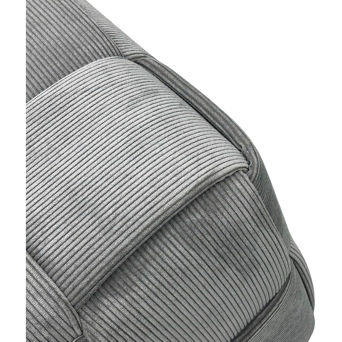 Пуф URBAN/Сірий вельвет/Подушка на підлогу/Табурет/Океан/Ш 40, В 40, Г 40 см