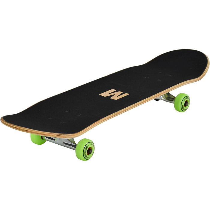 Скейтборд MAXOfit Maple 31" Charisma Green – 7-шаровий клен, алюмінієві траки 5", ABEC-7, яскравий дизайн для новачків та профі