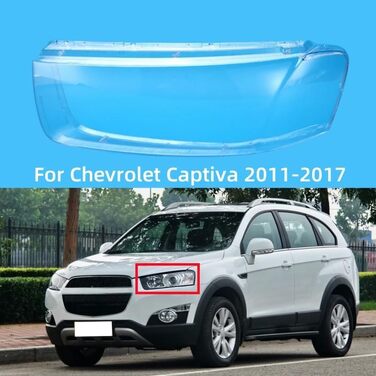 Для Chevrolet Captiva 2011 2012 2013 2014 2015 2016 2017 Оболонка Прозорий ПК Кришка головного ліхтаря права