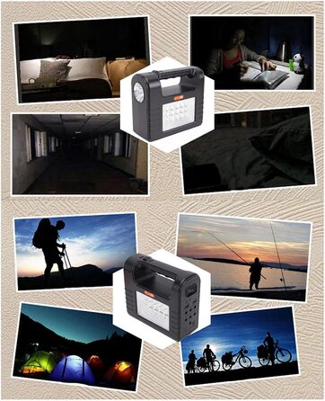 Сонячний кемпінговий ліхтар Topiky, портативний сонячний генератор зі світлом (3 лампочки), багатофункціональний аварійний ліхтар для випадків відключення електроенергії, кемпінгу на свіжому повітрі, дому, надзвичайних ситуацій