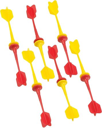 Дартс Магнітна мішень для дартсу з 12 дротиками, по 6 жовтих та червоних кожного, Ø 40 см (Магнітна мішень для дітей, гра в дартс, магніт)