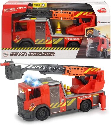 Діккі Scania Rosenbauer SOS Fire Rescue світло-звуковий, 35 см, від 3 років, 203716017038