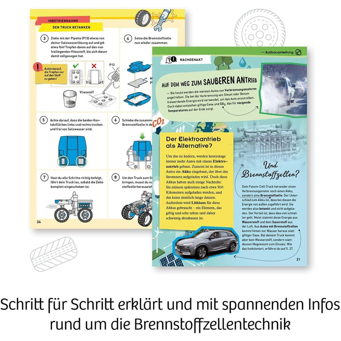 Набір для експериментів Future Cell Truck KOSMOS, автомобіль на сольових паливних елементах