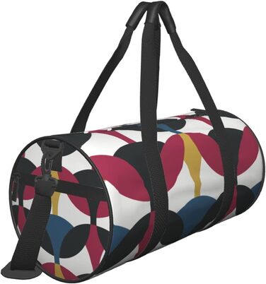 Стильна дорожня сумка в ретро-стилі, з яскравим геометричним дизайном, спортивна сумка для чоловіків та жінок, сумка-мішок, спортивна сумка
