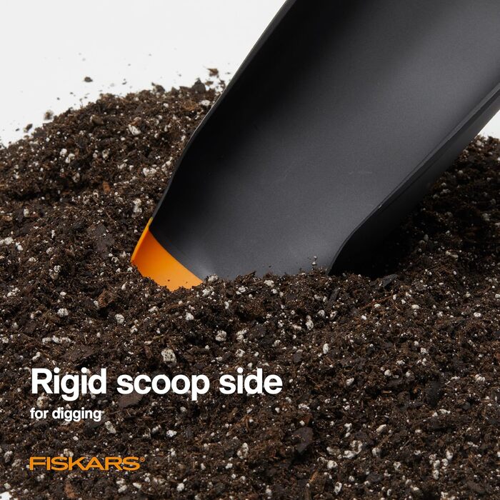 Садова лопата та щітка Fiskars, набір садових інструментів для кімнатного садівництва, пересадка та пересаджування, виготовлені з переробленого пластику