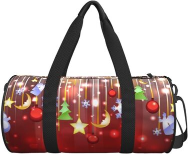 Велика дорожня сумка з написом З Різдвом, спортивна сумка для чоловіків та жінок, сумка для подорожей, спортивна сумка