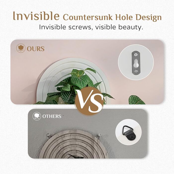 Настінна полиця Walasis дерев'яна бохо оздоблення стін дерев'яне оздоблення стін дитячої кімнати настінні полиці невелика рослинна