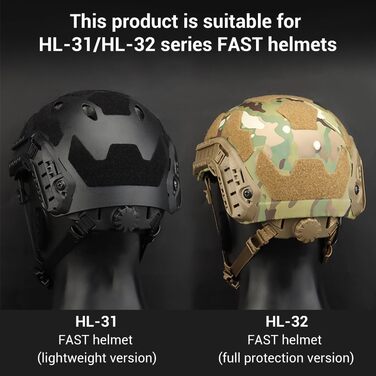 Тактична регульована система підвіски на шиї, система ремінця для підборіддя шолома, аксесуари для тактичних шоломів Fast Me IBH Airsoft CS