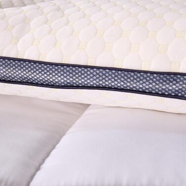 Подушка преміум-класу Mixibaby, 2 шт., 50 x 70 см, дихаюча, м&39яка, стьобана, для шиї, модель подушка для підтримки шиї