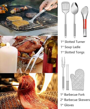 Предметний набір кухонного начиння для кемпінгу, портативне кухонне начиння для кемпінгу, набір посуду для пікніків, барбекю, подорожей та активного відпочинку., 35-