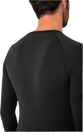 Комплект білизни Reusch WARM унісекс, функціональний комплект білизни для чоловіків та жінок, для дорослих, теплий, дихаючий, теплоізоляційний та вологорегулюючий, для всіх видів спорту, M 7700, чорний