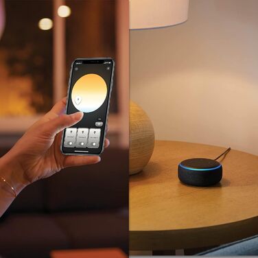 Стельовий світильник Philips Hue Enrave з димером, S, чорний