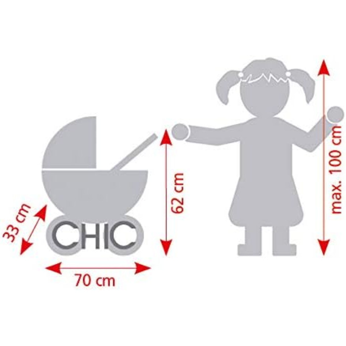 Лялькова коляска Лола, біговел, ляльковий біговел, лялькова коляска, джинсовий рожевий, 612-62, 2000 -