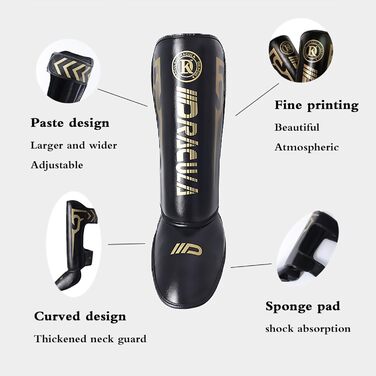 Щитки для гомілок Муай Тай, Щитки для гомілок Кікбоксинг, Боксерські щитки для гомілок, М&39які, Захист гомілок, Легкі, Регульовані, Шкіряні, Із захистом підйому стопи, Для Муай Тай та інших бойових мистецтв Рожевий розмір S