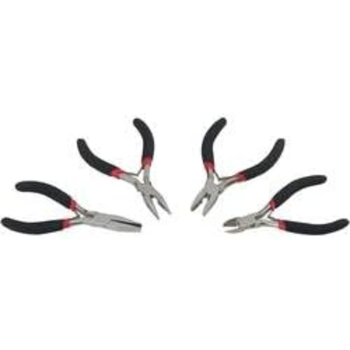 Набір плоскогубців для електроніки та точної механіки, 4 шт.