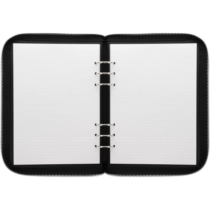 Футляр для запису для ноутбука Filofax A5 Clipbook Classic Black ZIP Ring Binder 145015