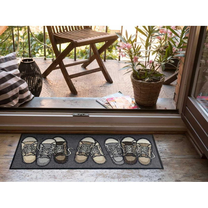 Килимок для дверей Salonloewe для кросівок 30 x 75 см, паркування для взуття