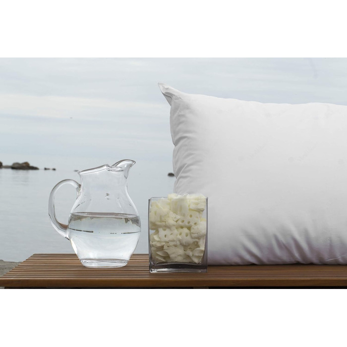 Водяна подушка Mediflow з піною з ефектом пам&39яті, переосмислена за технологією на водній основі клінічно доведено, що полегшує біль у шиї та покращує якість сну. (40 x 80 см)