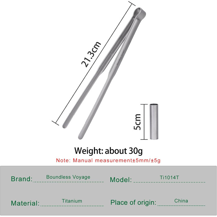 Титанова решітка для гриля iBasingo з кухонними щипцями для барбекю, надлегкий аксесуар для гриля на свіжому повітрі, для кемпінгу, пішого туризму та походів, термостійка пластина для гриля товщиною 2 мм (Ti2023CTi1014T)