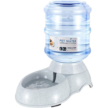 Диспенсер для води Flexzion Gravity Pet Water Dispenser (3 галони) з автоматичним поїлкою для собак та котів малих та великих порід, годування та поливання, пляшечка