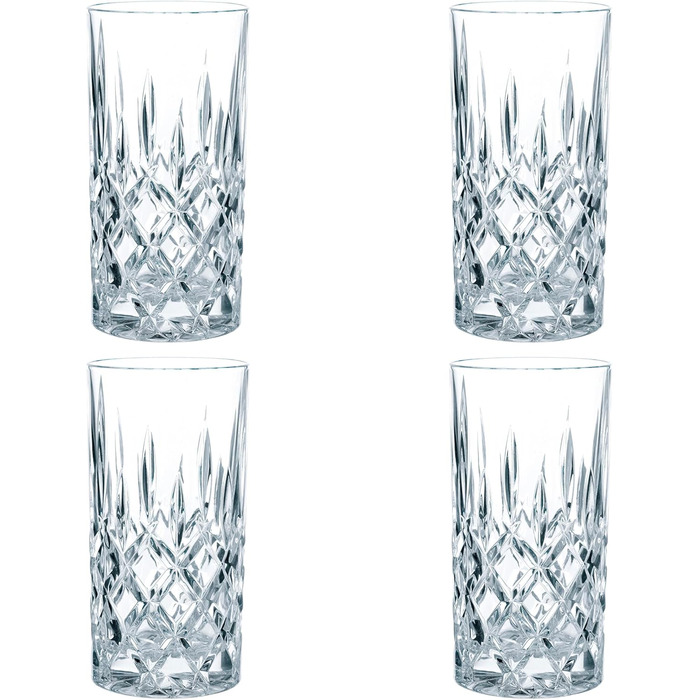 Набір склянок для довгих напоїв Spiegelau & Nachtmann Nachtmann Noblesse, набір з 8 склянок, склянка для води, склянка для соку, к