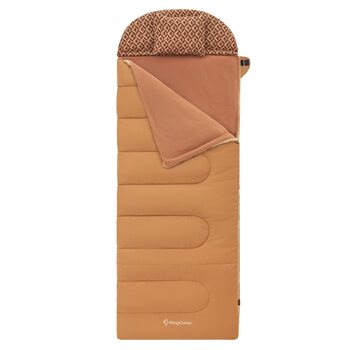 Спальний мішок KingCamp Blanket, Лісовий, Зимовий, XL, Довгий, Широкий, Бавовна -22C, Капучино - 500 г/м