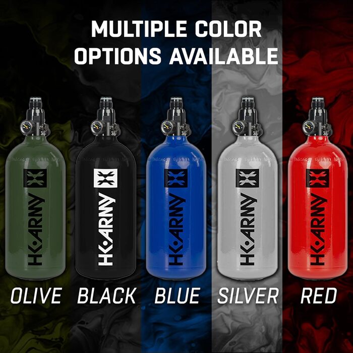 Система стисненого повітря HK Army Aluminum HPA – 48ci/3000 psi, синій, стандартний регулятор 800 psi, 5-річний гідроцикл