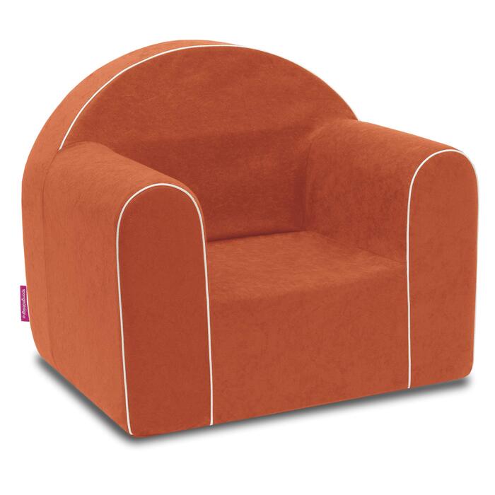 Дитяче крісло від 1 року - Дитяче крісло - Міцне, зручне, виготовлене з пінопласту - зі знімним чохлом, який можна прати - Ідея подарунка, подарунок на 1-й день народження для дівчаток та хлопчиків - Помаранчеве