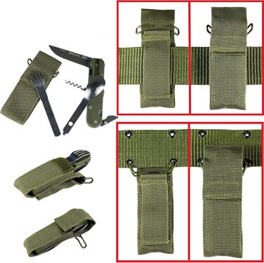 Столові прибори Cao для кемпінгу, включаючи захисний чохол