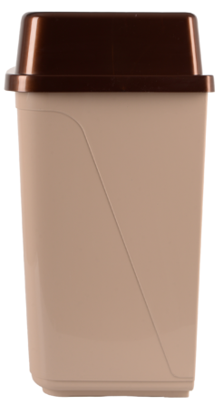 Кошик для сміття Violet House 0092 Бабочка CAPPUCHINO 30 л (7196752)