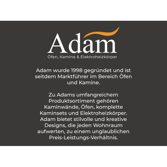 Електричний радіатор Adam Solis з керамічним сердечником потужністю 2000 Вт білого кольору