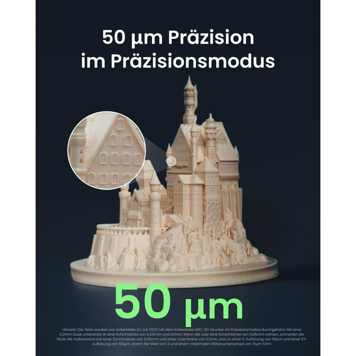 Принтер AnkerMake M5C, високошвидкісний 3D-друк 500 мм/с, точність 50 мкм, суцільнометалевий гарячий наконечник, 3D-друк до 300 ,
