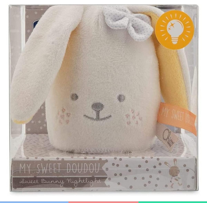 Бежевий, 00009601000000 NIGHT LIGHT BUNNY DOU