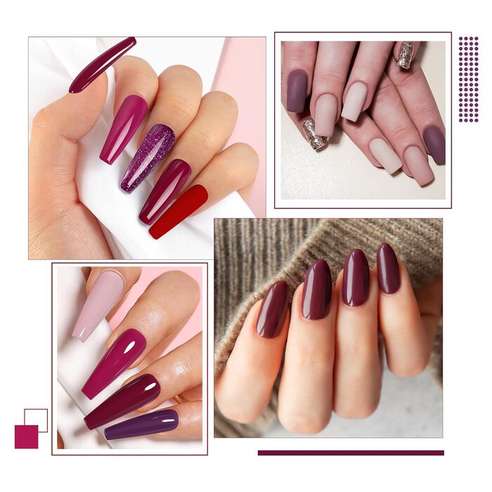 Набір гель-лаків INPING (10 відтінків)