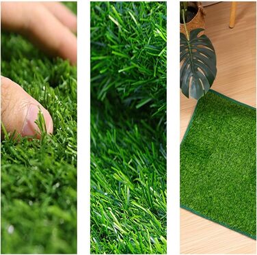 Туалет для собак, килимки зі штучної трави, килимок для дресирування собак, що миється, килимки для дресирування маленьких, великих та старших собак (45 * 60 см) 45 * 60 см