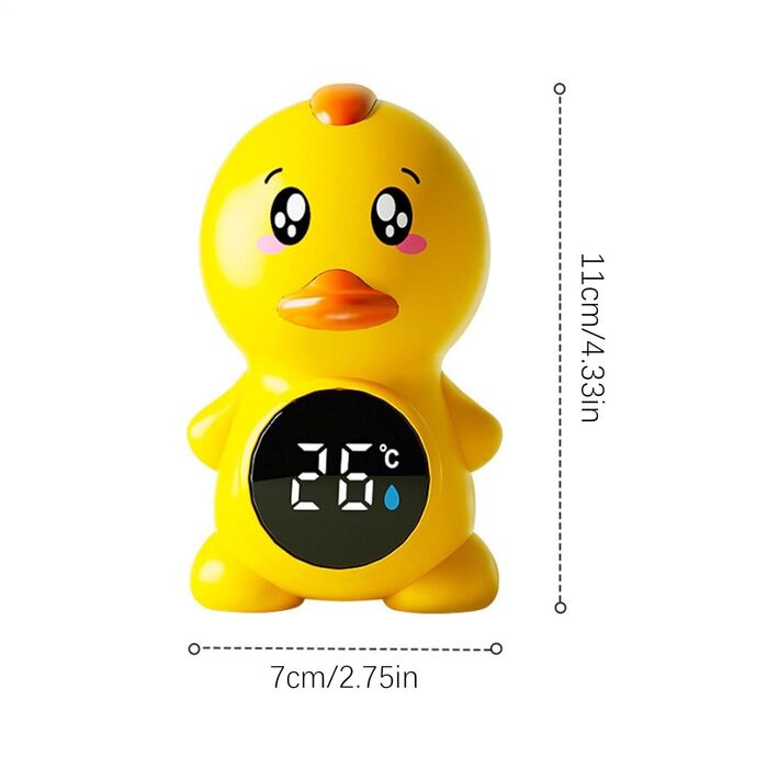 Термометр для ванни для дитини, плаваючий термометр для дитини, з датчиком температури води, точний дисплей температури, плаваючий