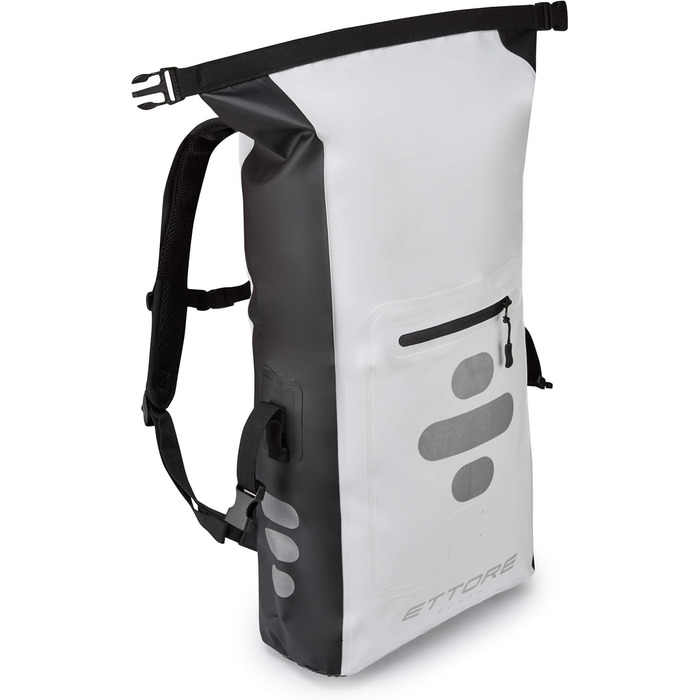 Велосипедний рюкзак Ettore 100, водонепроникний, 25 л / 30 л, білий/чорний, Sonar