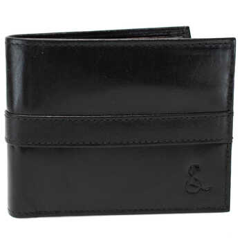 Портмоне чоловіче шкіряне Semi Line RFID Black (P8265-0)
