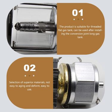 Газовий кемпінговий ліхтар із кришкою. Портативний пропановий ліхтар для освітлення намету. Міцне та тепле світло для кемпінгу на свіжому повітрі.