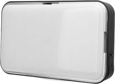 Світлодіодний кемпінговий ліхтар із зарядкою Type-C, портативний кемпінговий ліхтар для намету, двоколірне підсвічування для прямих трансляцій та використання на вулиці, водонепроникний IP63 (чорний та білий)