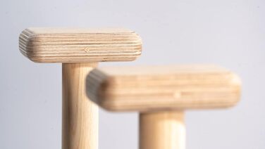 Стійка на руках, тростини, тренажер для акробатики, паралети, безплідна калістеніка, тренажер для стійки на руках, гімнастичне обладнання, тренажер для балансування, допоміжна тростина для йоги, висота грифа приблизно 55 см