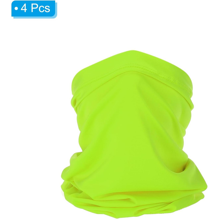 Шарф PATIKIL, дихаюча, із захистом від холоду, для обличчя для чоловіків та жінок, захист від сонця, відкритий, для обличчя та шиї, для бігу, салатового кольору