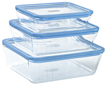Форма з кришкою Pyrex Pure Glass, 19x14x5 см (0.8 л) (7092349)